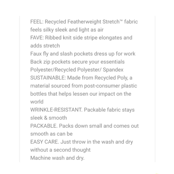 Athleta Brooklyn Plaid Ankle Pant Size 0 Travel Packable easy care lightweight - Picture 3 of 11